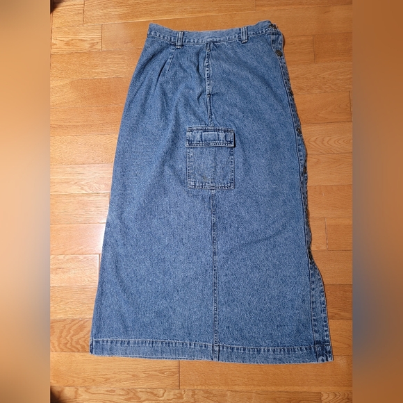 Classic Blue Denim Skirt - Picture 5 of 9
